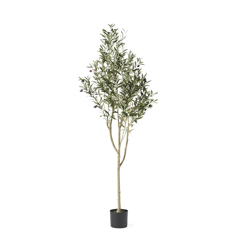 Minimalist Simulated Olive Tree