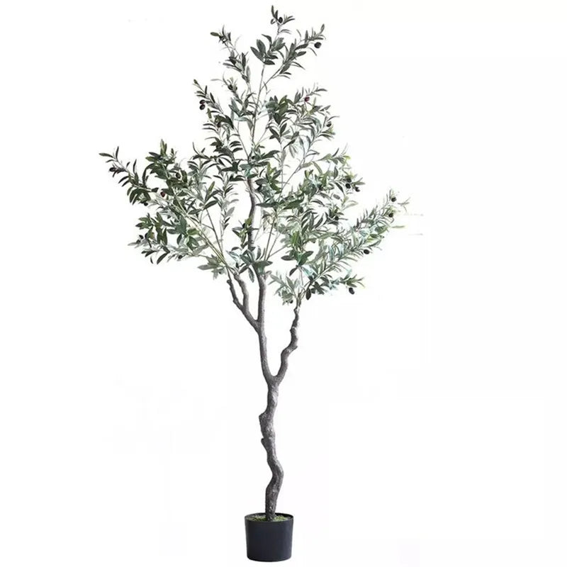 Minimalist Simulated Olive Tree