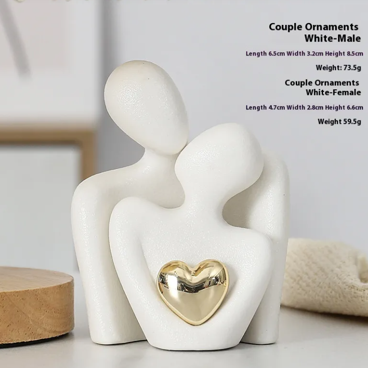 Modern Minimalist Ceramic Ornaments