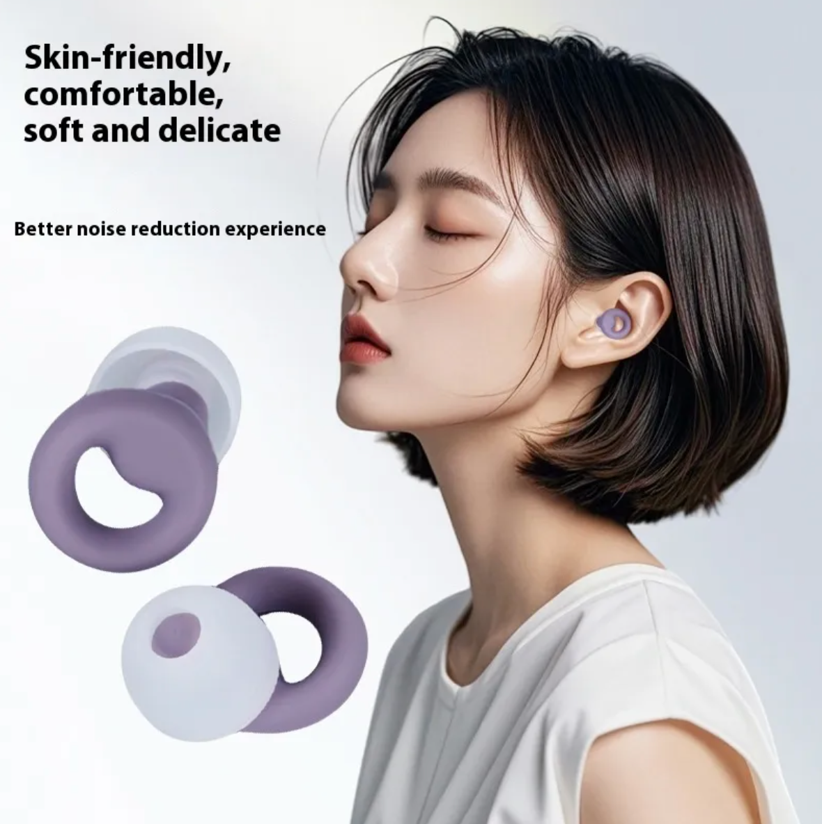 Minimalist Silicone Earplugs